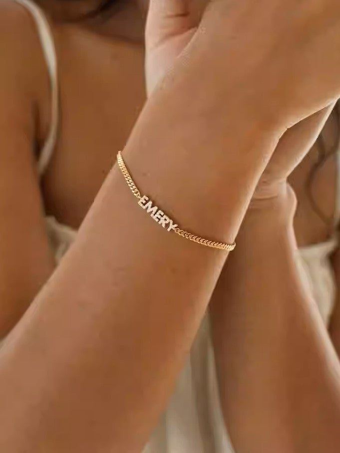 Custom bracelet - full of diamonds